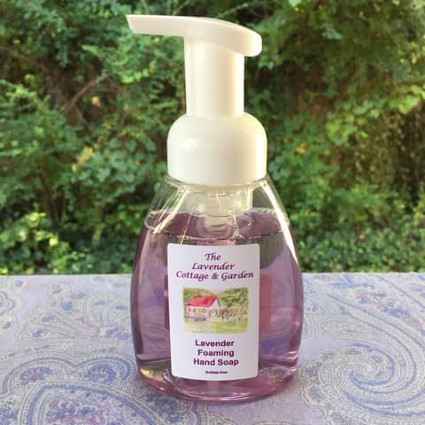 lavender plant foaming Lavender Foaming Hand Soap – The Lavender Cottage & Garden