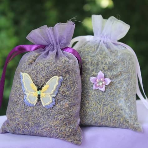 Lavender Organza Sachet
