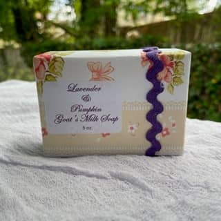 Lavender & Pumpkin Goat's Milk Soap