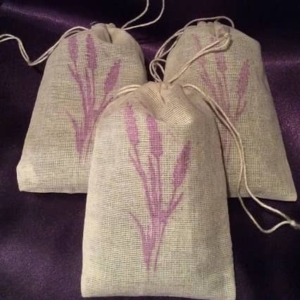 Lavender Muslin Sachet