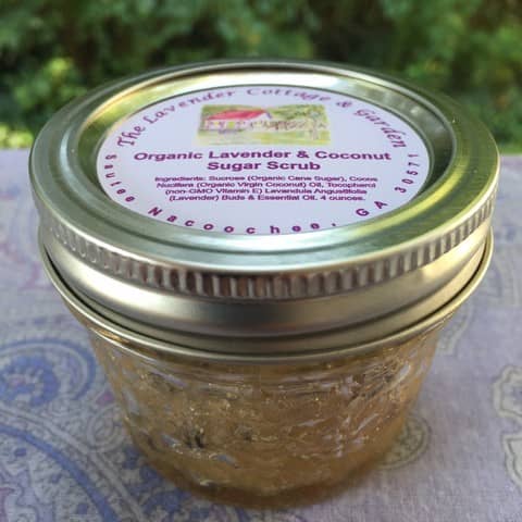 Organic Lavender Virgin Coconut Sugar Scrub