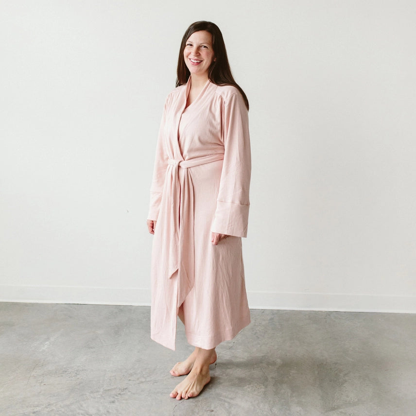 Currant Bamboo Robe Viscose Bamboo + Organic Cotton Womens Robe – The Lavender Cottage & Garden